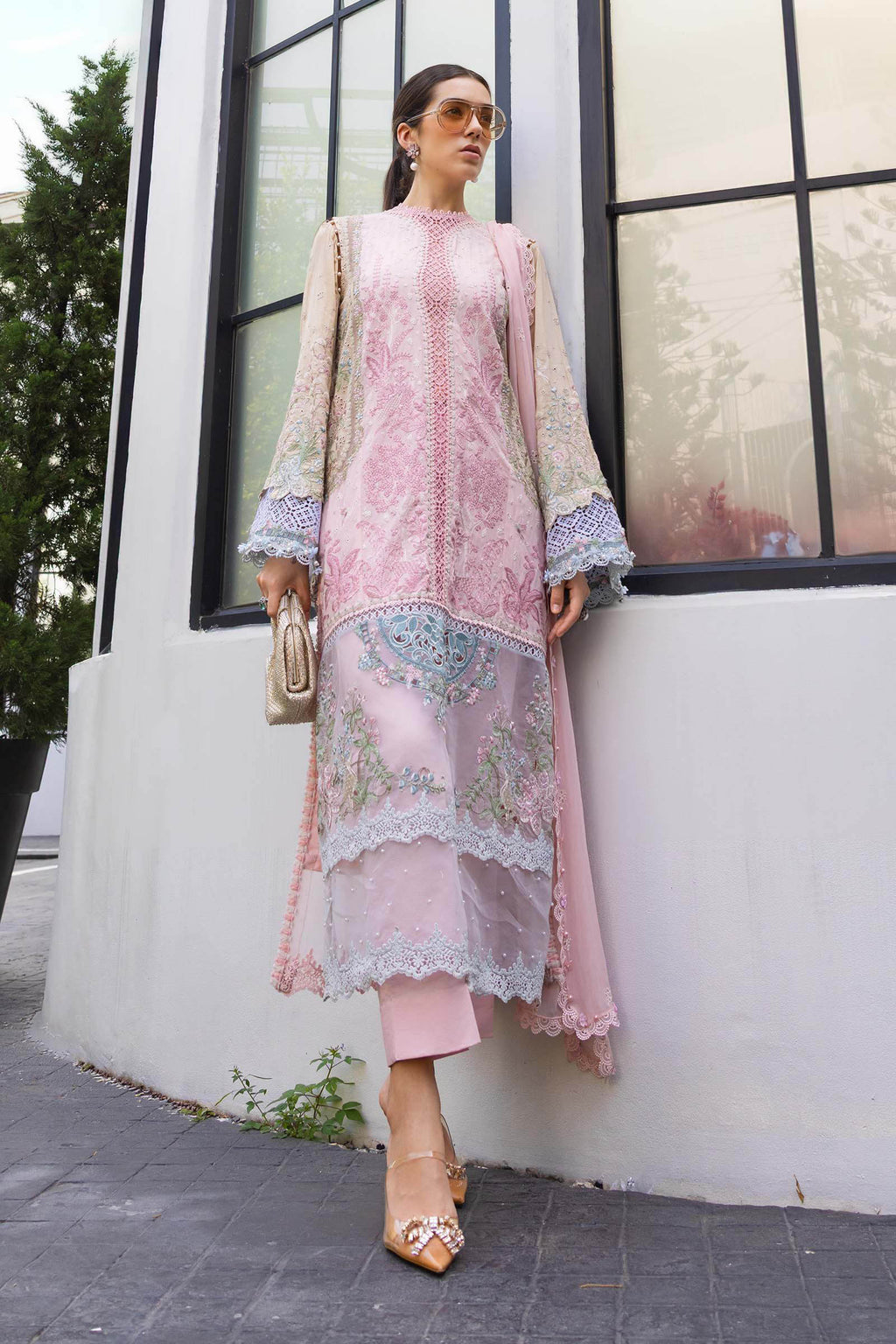 STITCHED BY CC MARIA B LAWN D-09 3PC