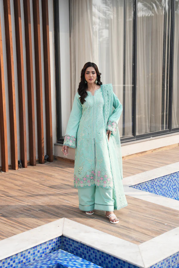 AYLIN LUXURY LAWN MINT BLOSSOM