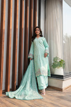 AYLIN LUXURY LAWN MINT BLOSSOM