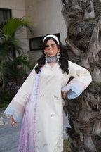 AYLIN LUXURY LAWN IVORY ROSE
