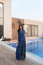 AYLIN LUXURY LAWN MIDNIGHT IRIS