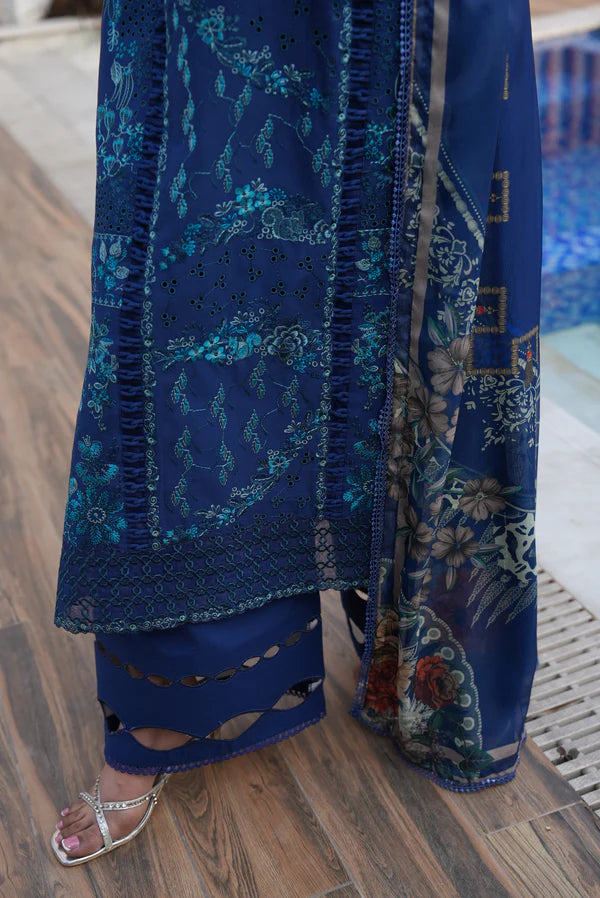 AYLIN LUXURY LAWN MIDNIGHT IRIS