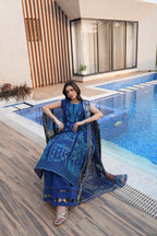 AYLIN LUXURY LAWN MIDNIGHT IRIS