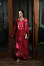 STITCHED BY CC AYLIN LUXURY LAWN CRIMSON CHARM 3PC