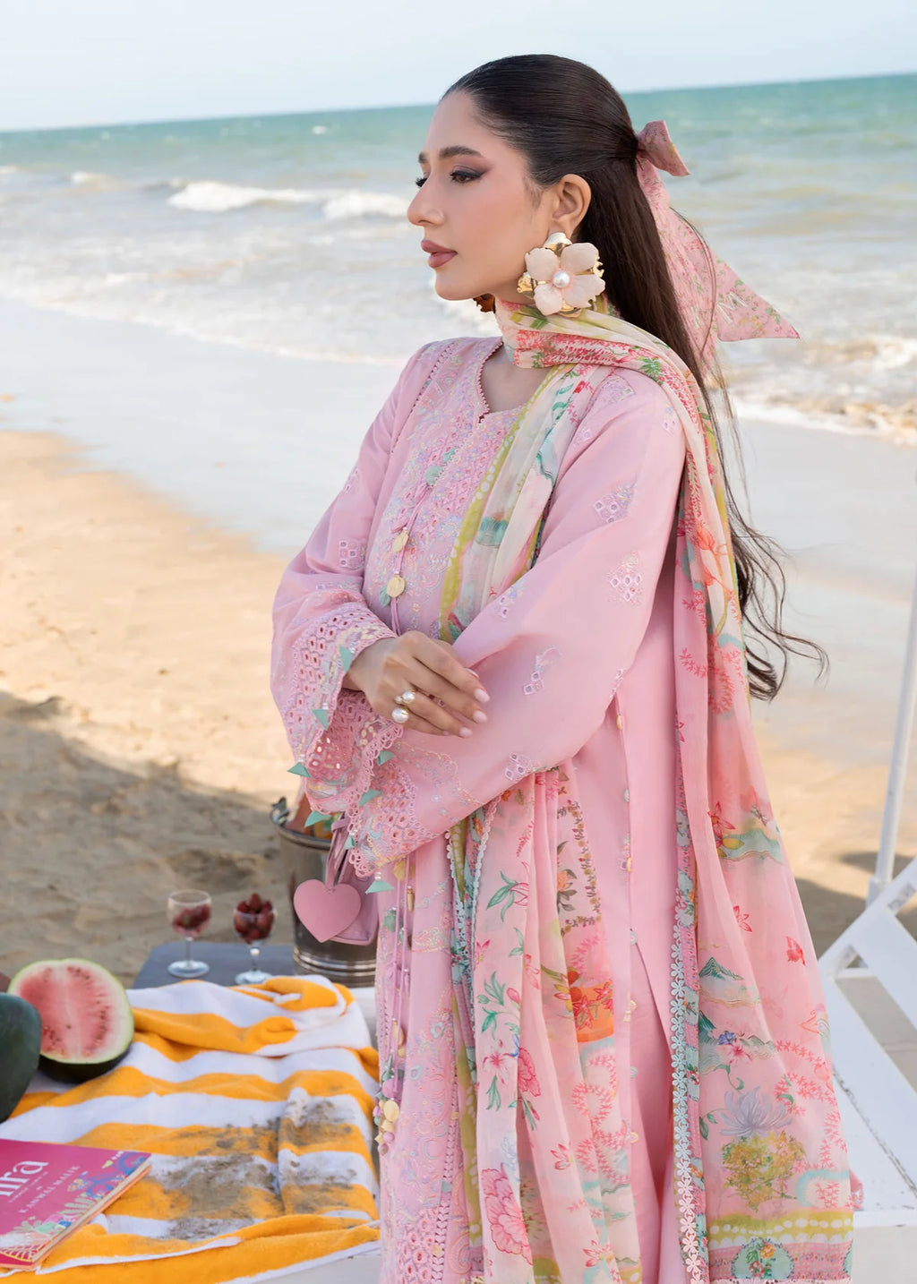 KANWAL MALIK MIRA SUMMER LAWN ROSEE