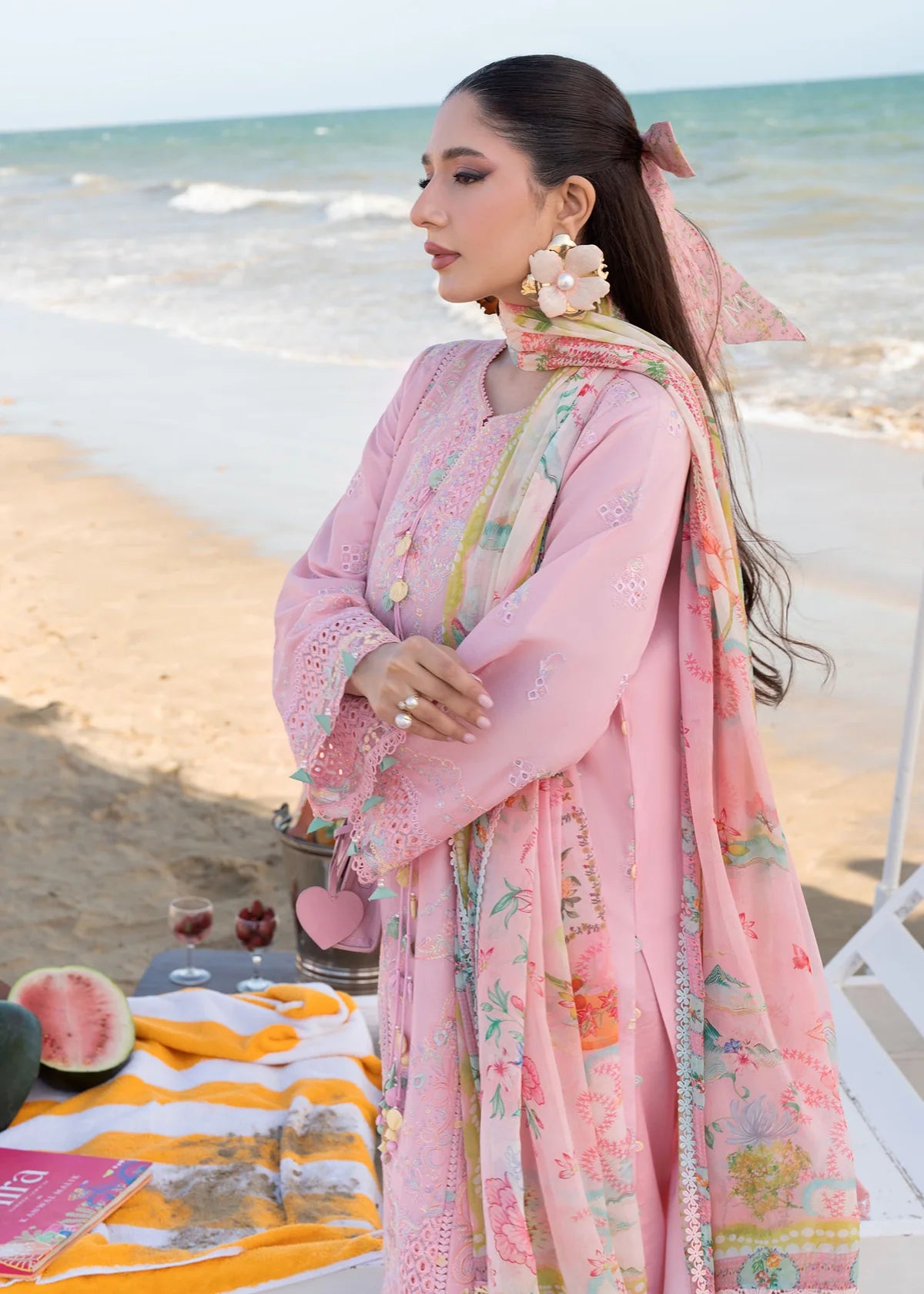 KANWAL MALIK MIRA SUMMER LAWN ROSEE