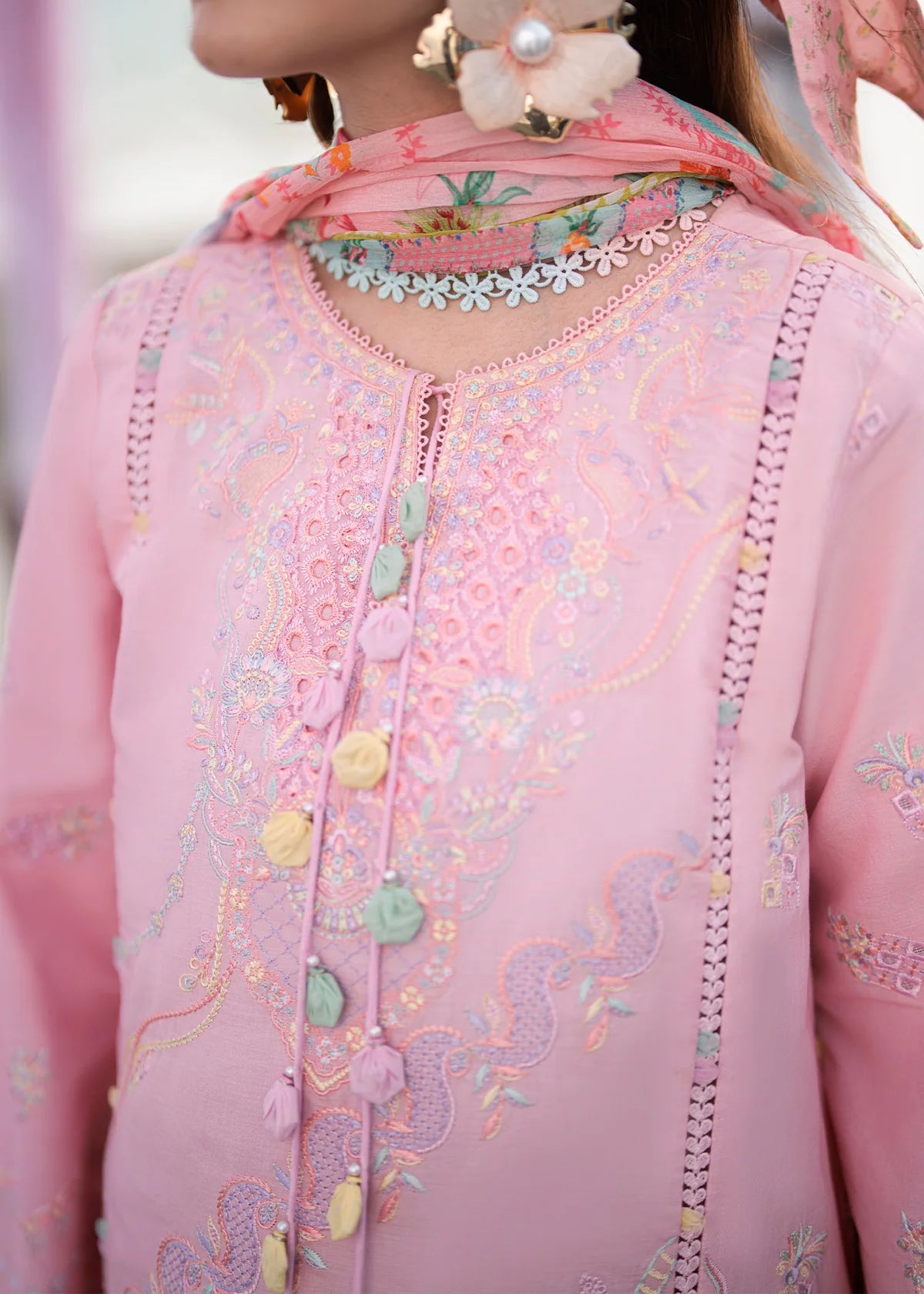 KANWAL MALIK MIRA SUMMER LAWN ROSEE