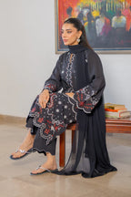 SAHAR BLACK DAHLIA 3PC