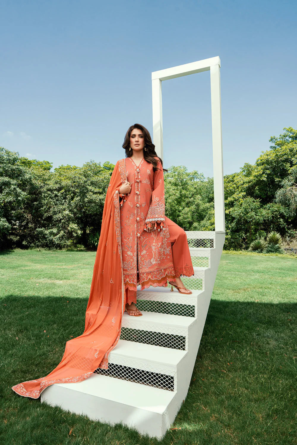 FLORENT EMBROIDERED LAWN  FED-1A