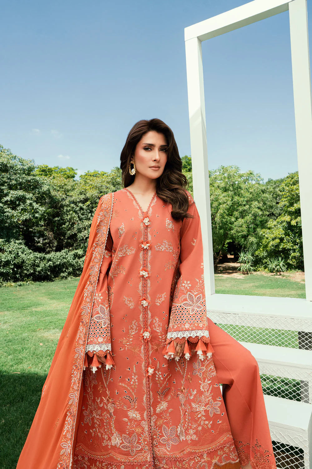FLORENT EMBROIDERED LAWN  FED-1A