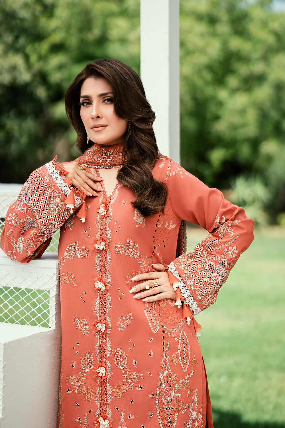 FLORENT EMBROIDERED LAWN  FED-1A