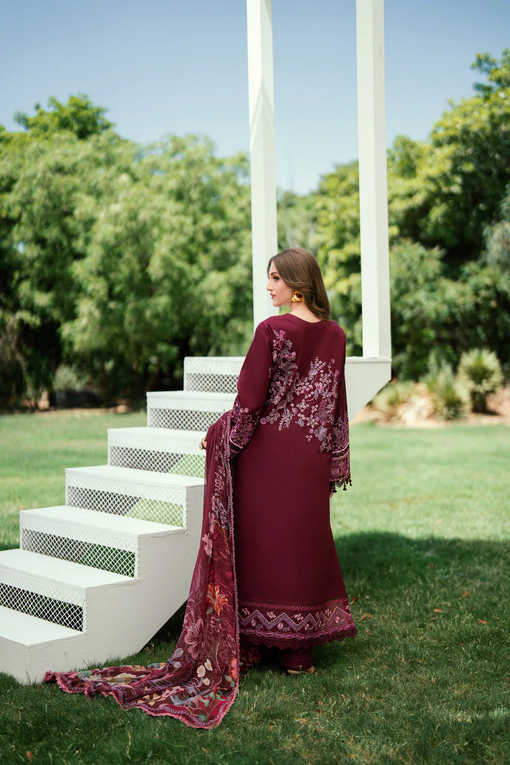 FLORENT EMBROIDERED LAWN  FED-8B
