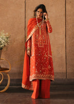 CRIMSON WEDDING PATAKHA SCARLET 3PC
