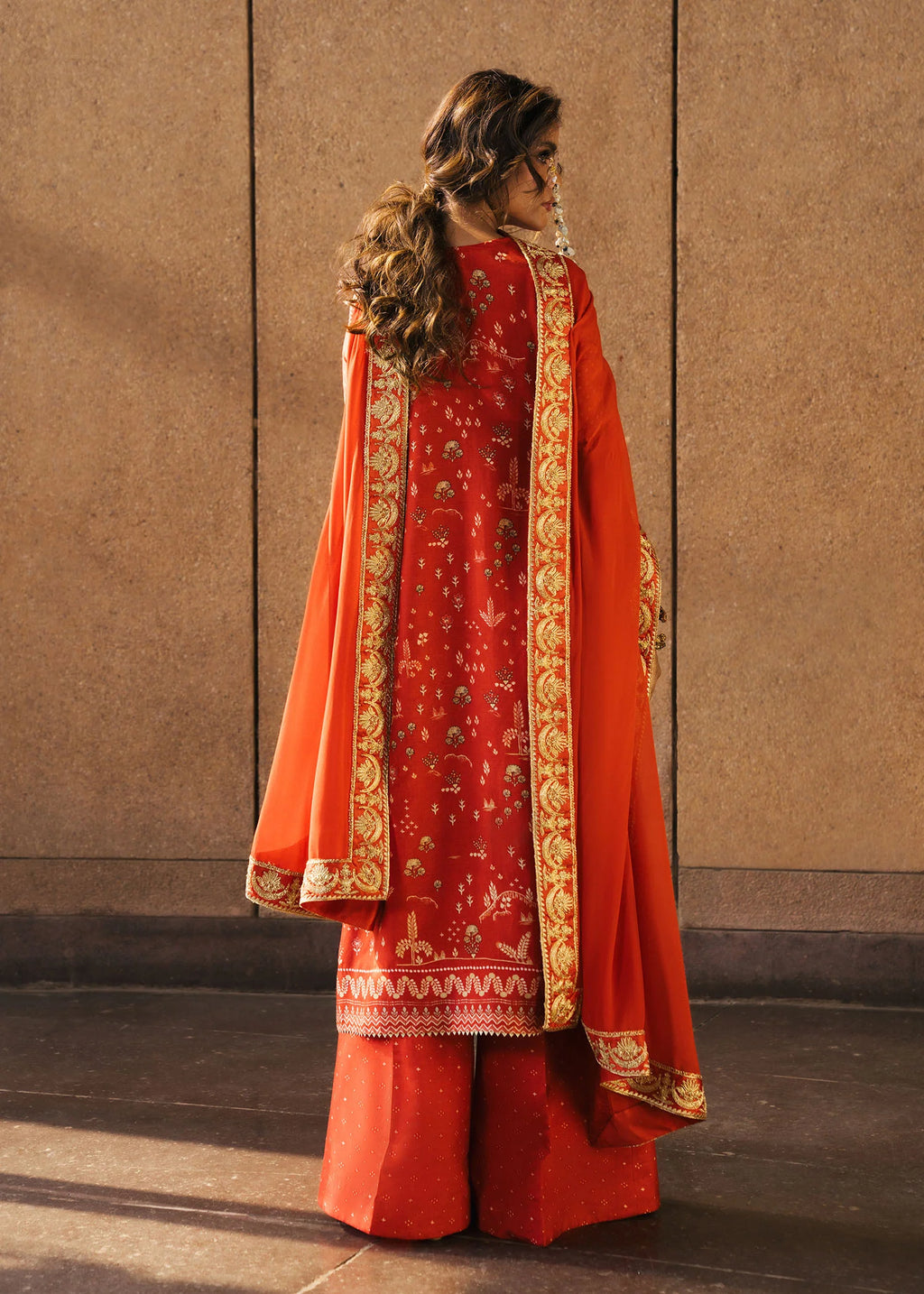 CRIMSON WEDDING PATAKHA SCARLET 3PC