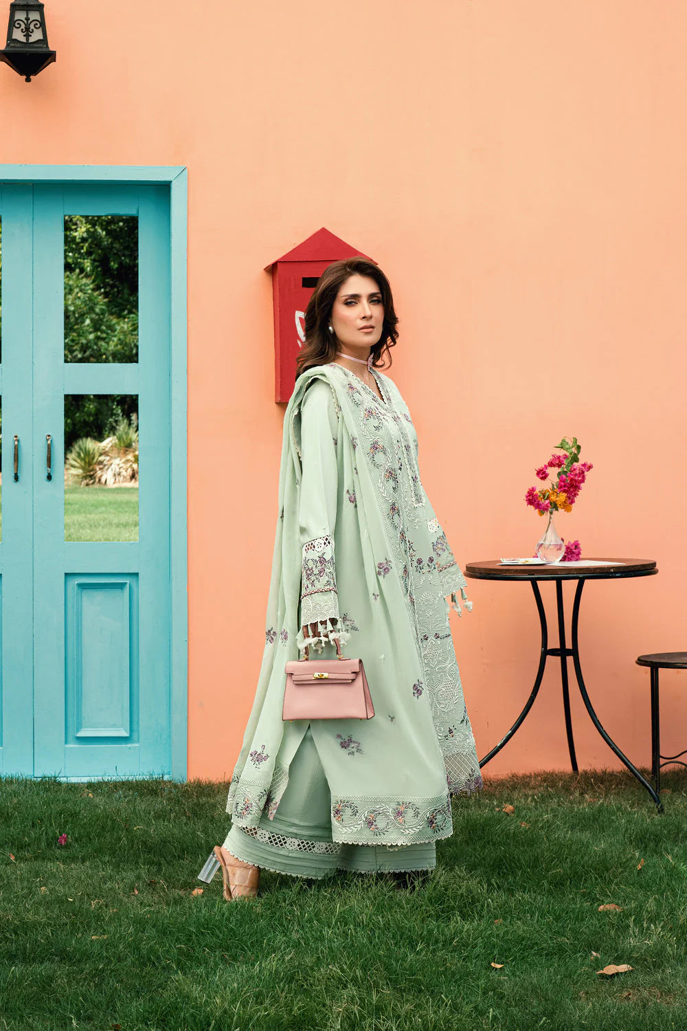 FLORENT EMBROIDERED LAWN  FED-4A