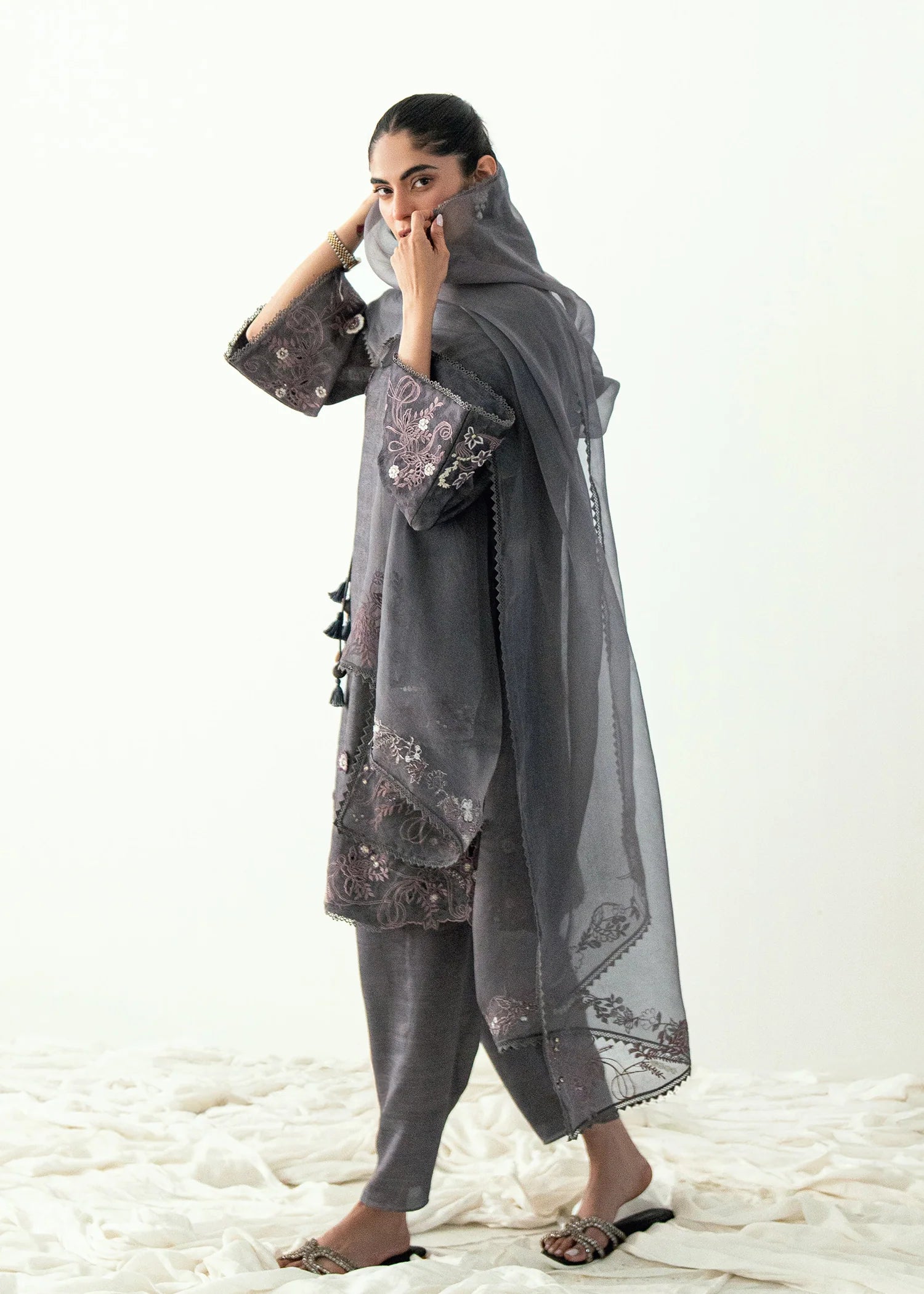 UMSHA BY UZMA BABAR SAMMAH 3PC