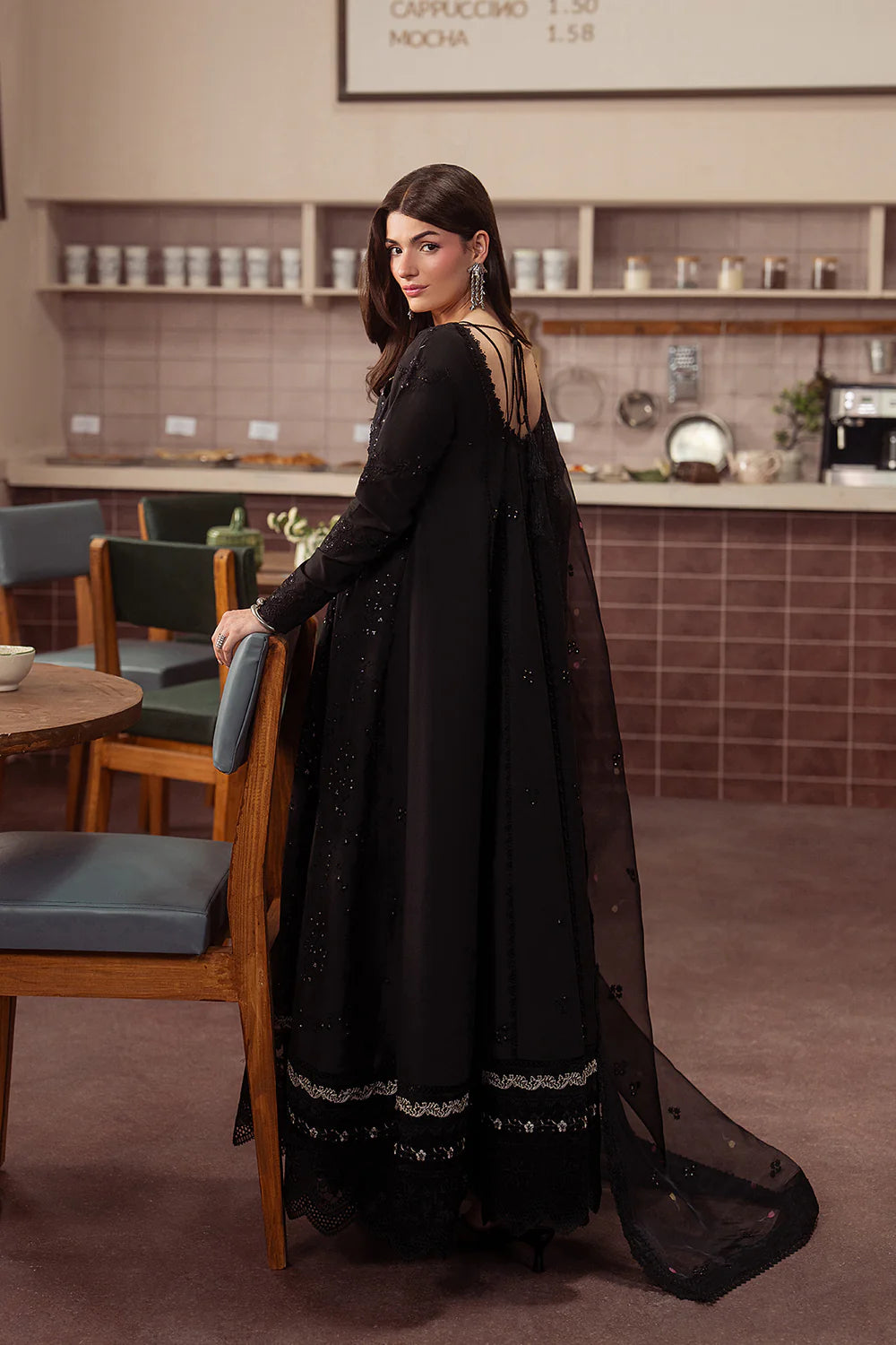 AYZEL BREWED LUXURY LAWN SEPIA