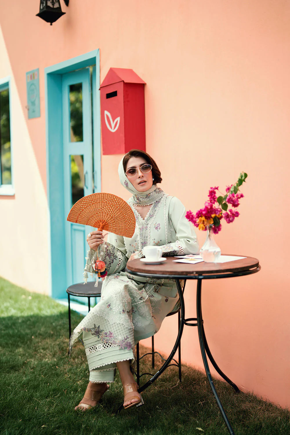 FLORENT EMBROIDERED LAWN  FED-4A