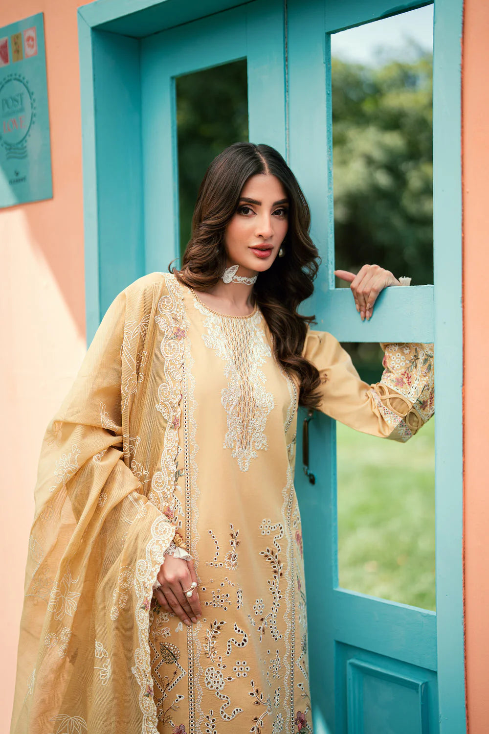 FLORENT EMBROIDERED LAWN FED-5A
