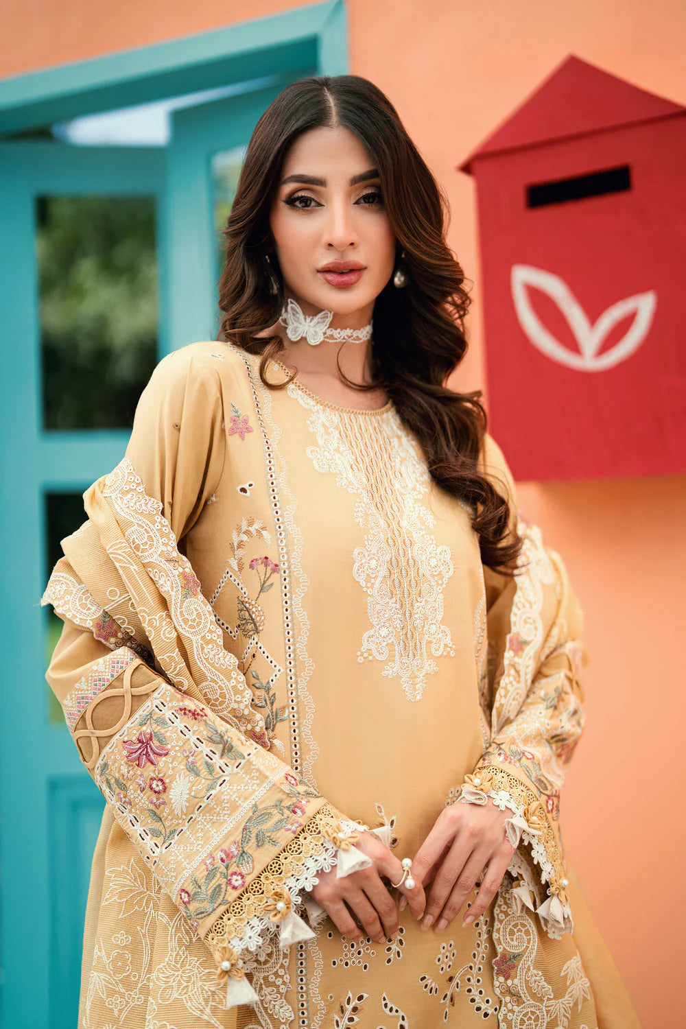 FLORENT EMBROIDERED LAWN FED-5A