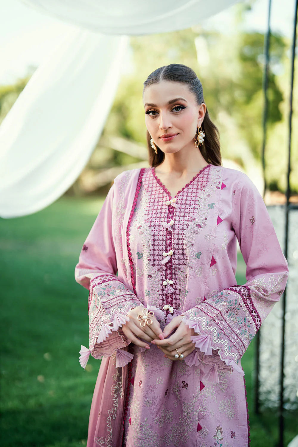 FLORENT EMBROIDERED LAWN  FED-6A