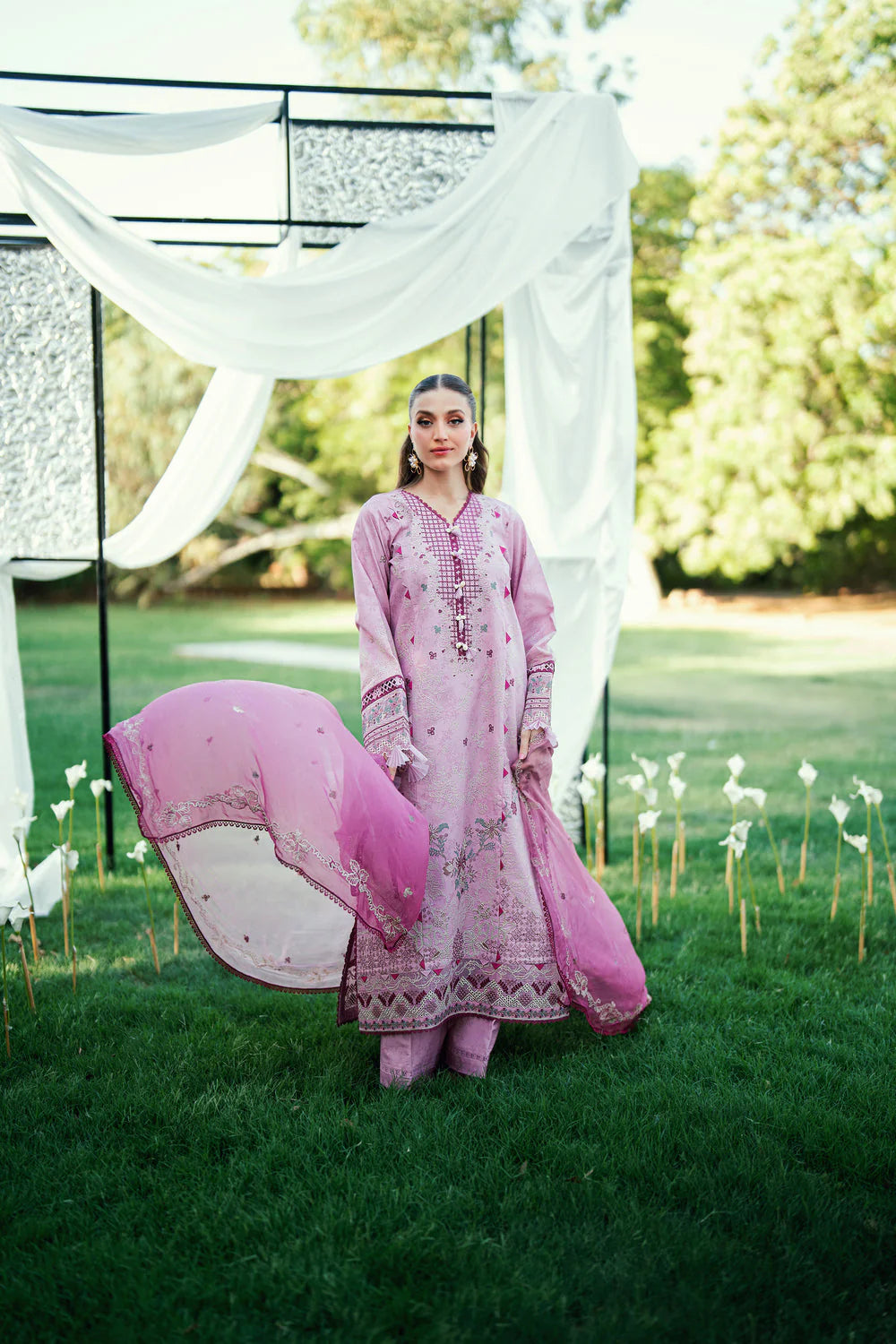 FLORENT EMBROIDERED LAWN  FED-6A