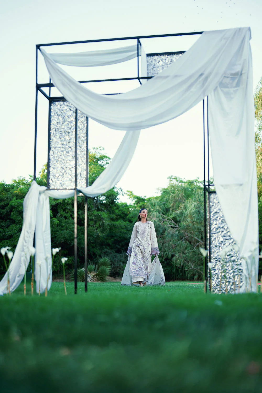 FLORENT EMBROIDERED LAWN  FED-2B