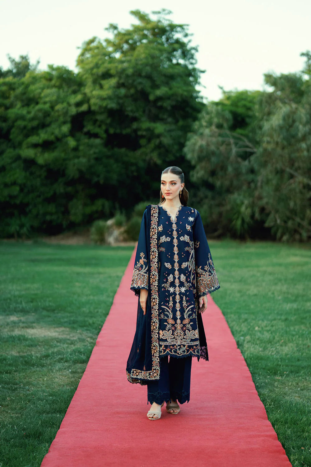 FLORENT EMBROIDERED LAWN FED-1B
