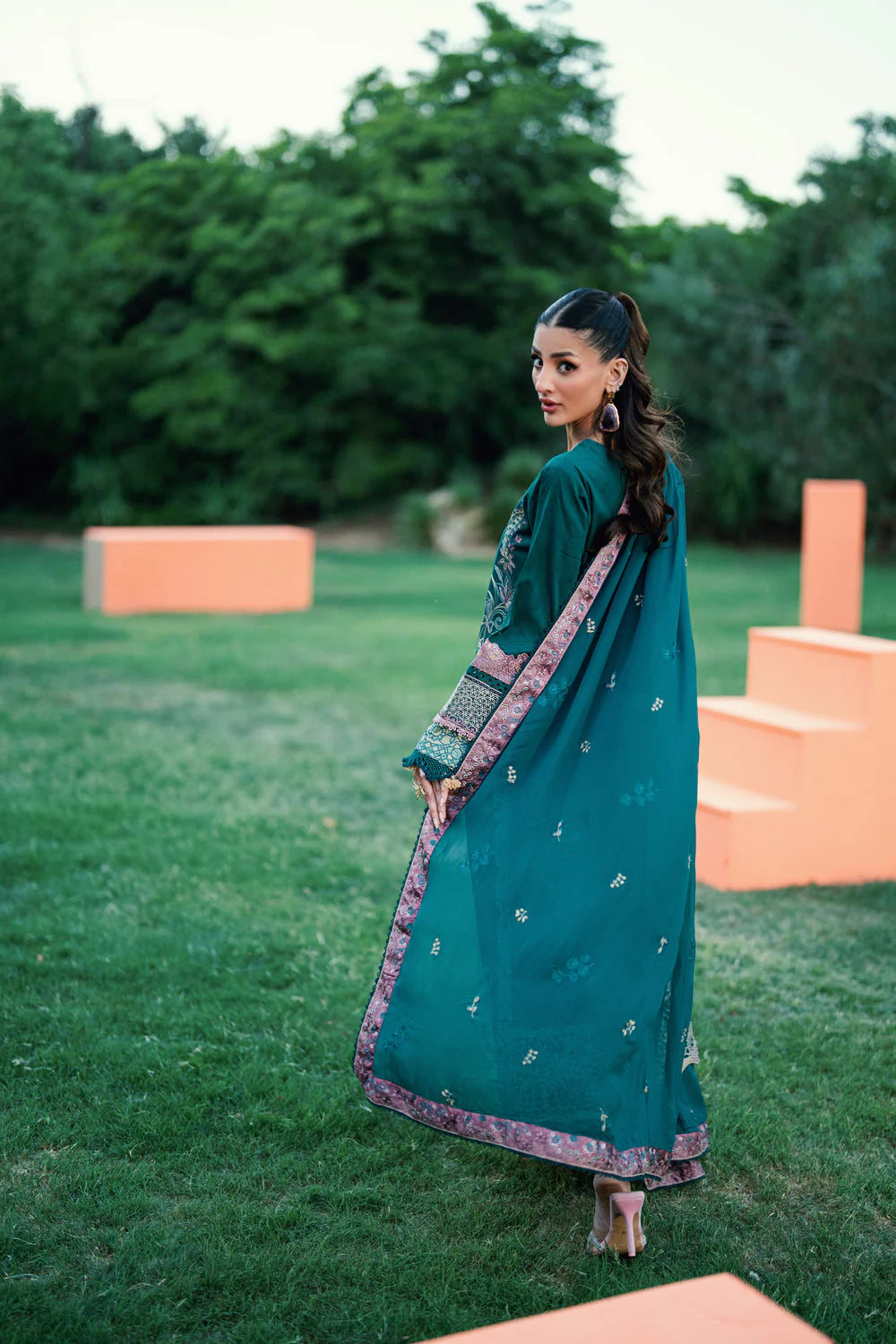 FLORENT EMBROIDERED LAWN FED-3B