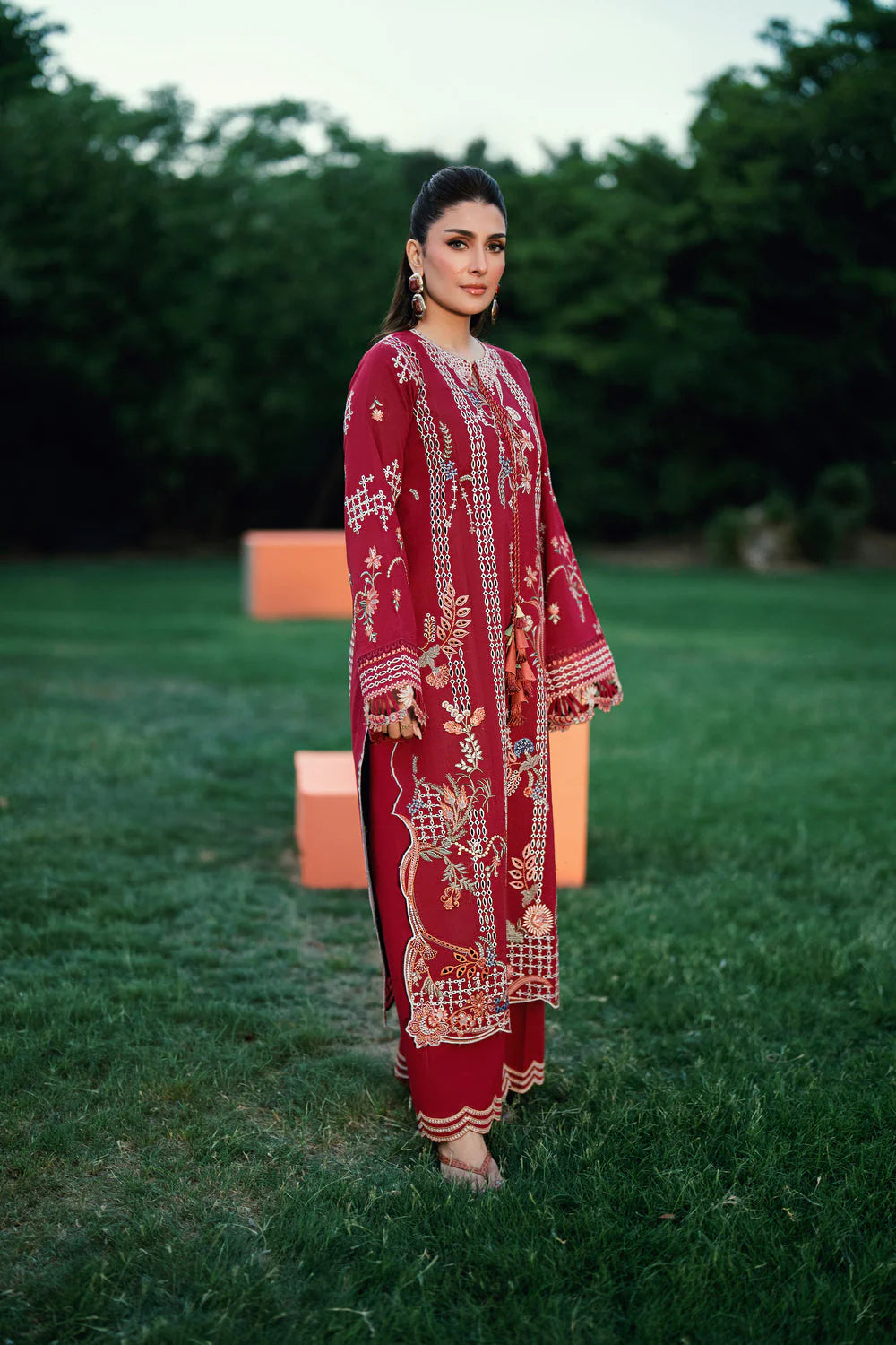 FLORENT EMBROIDERED LAWN FED-7A