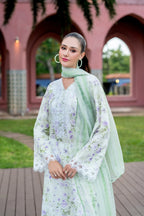 XENIA UNSTITCHED LAWN NAVYA