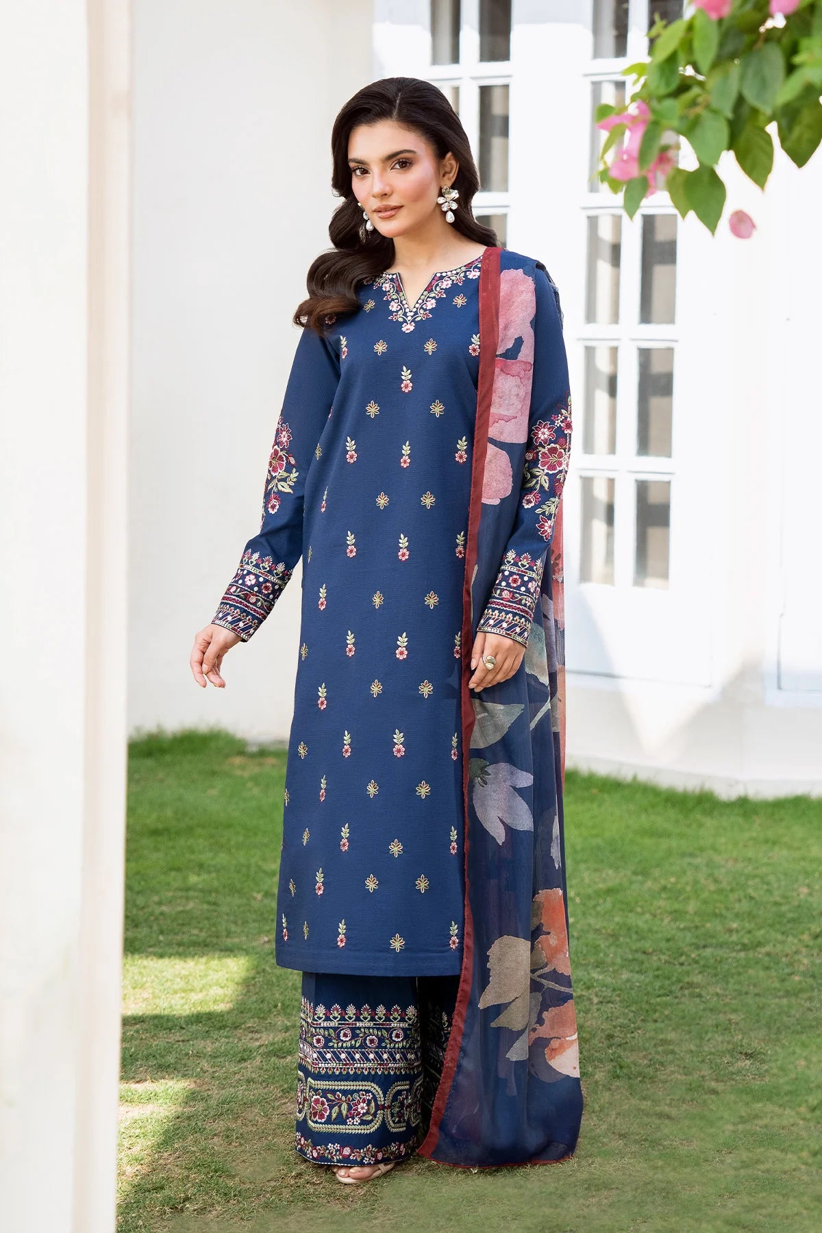 SHEENORA BLUE LOTUS 3PC