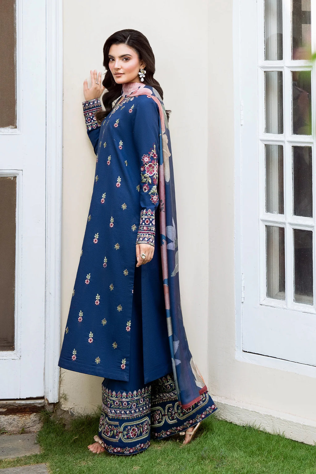 SHEENORA BLUE LOTUS 3PC