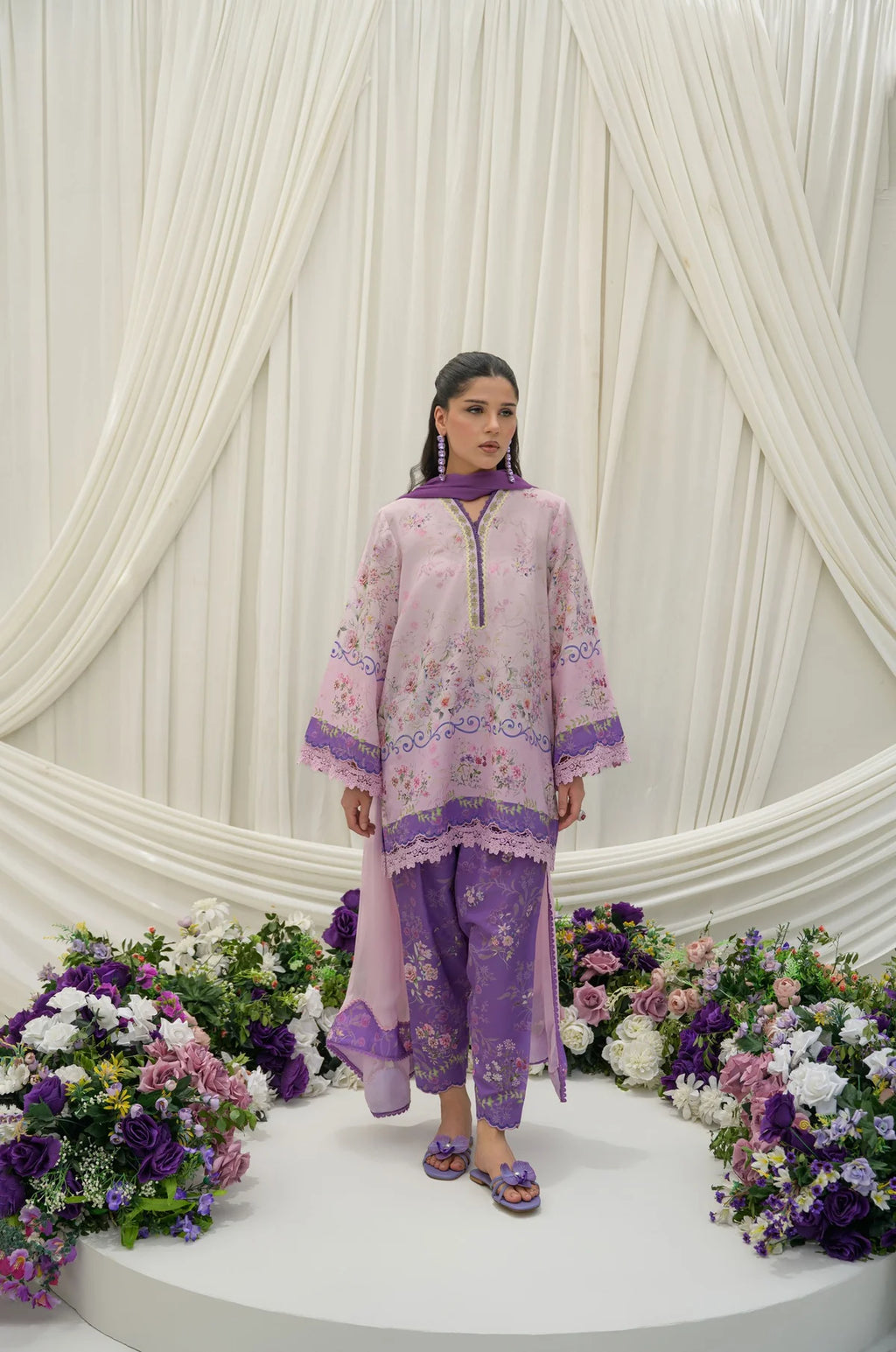 NIMRAH HAFSA VIOLET WHISPER 3PC