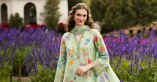 MARIA B D W-EF26-31 3PC LIGHT GREEN