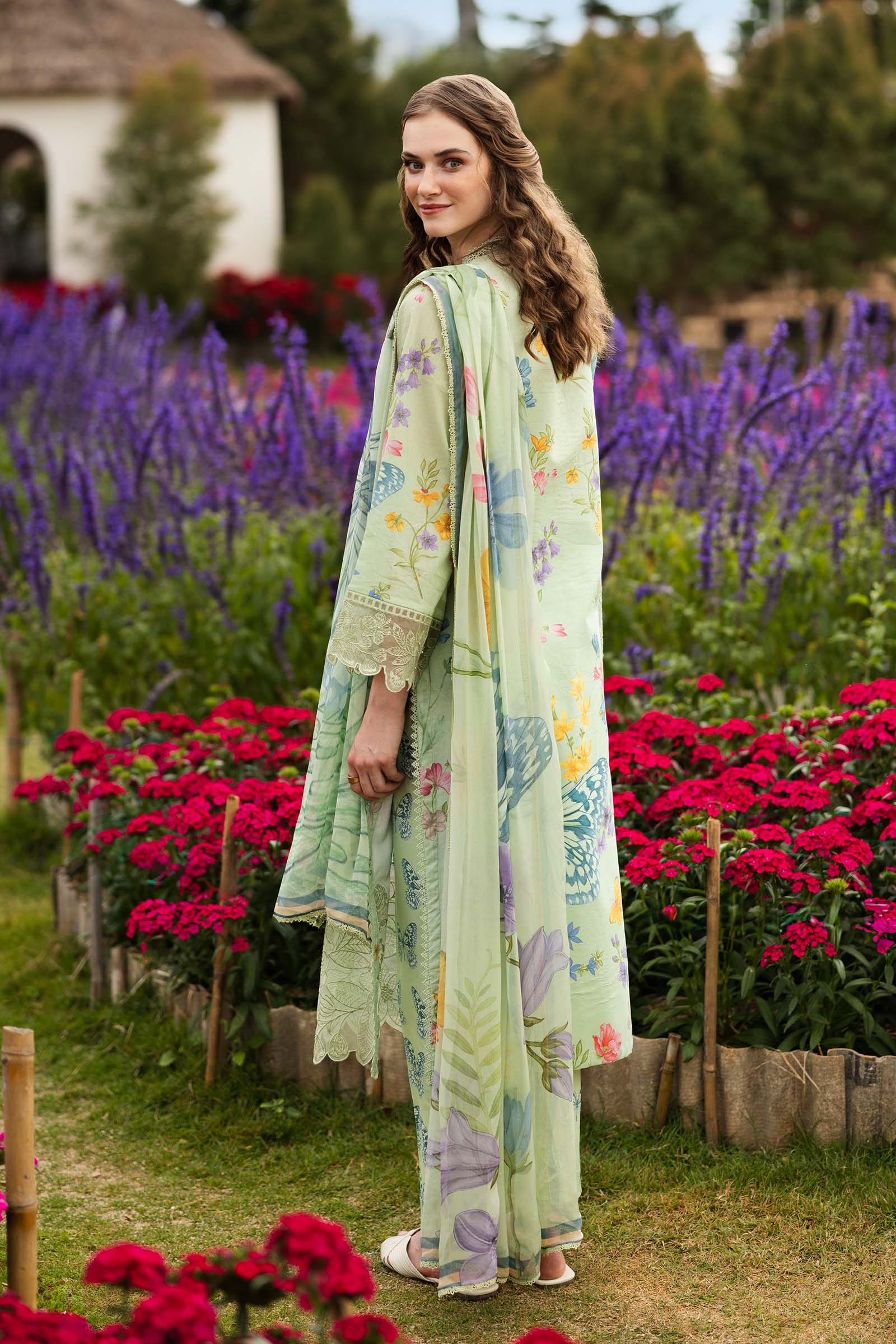 MARIA B D W-EF26-31 3PC LIGHT GREEN