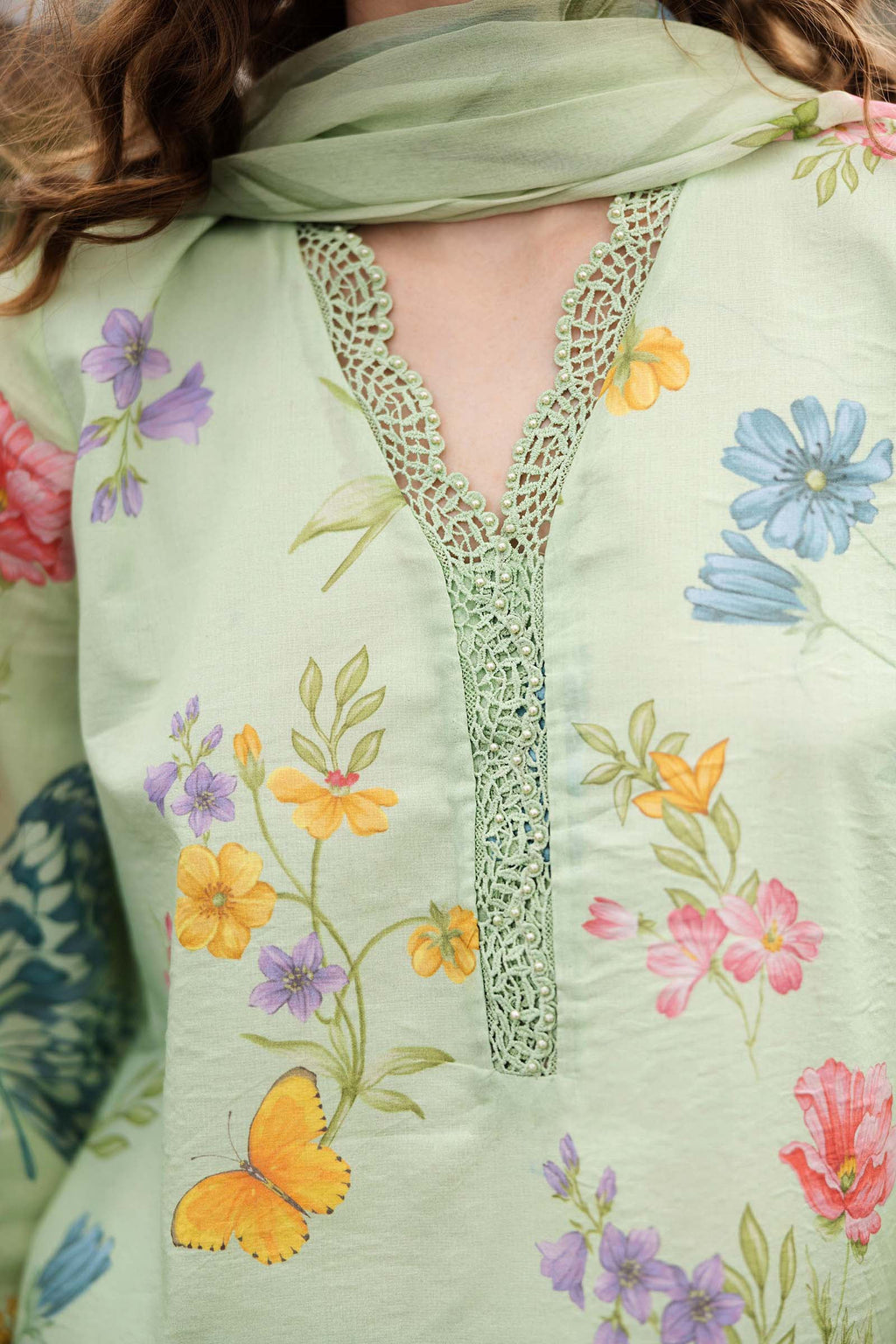 MARIA B D W-EF26-31 3PC LIGHT GREEN