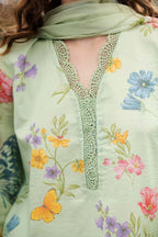 MARIA B D W-EF26-31 3PC LIGHT GREEN