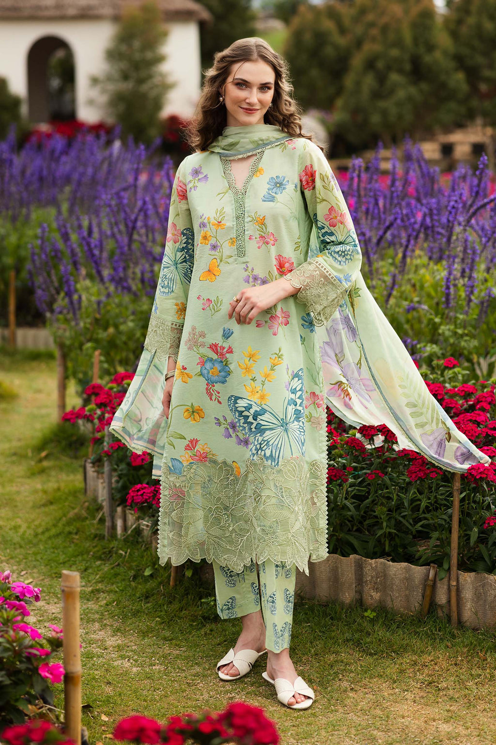MARIA B D W-EF26-31 3PC LIGHT GREEN