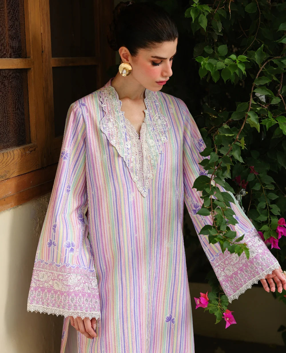 REPUBLIC NEOMA VELORA PURPLE PRINT 2PC