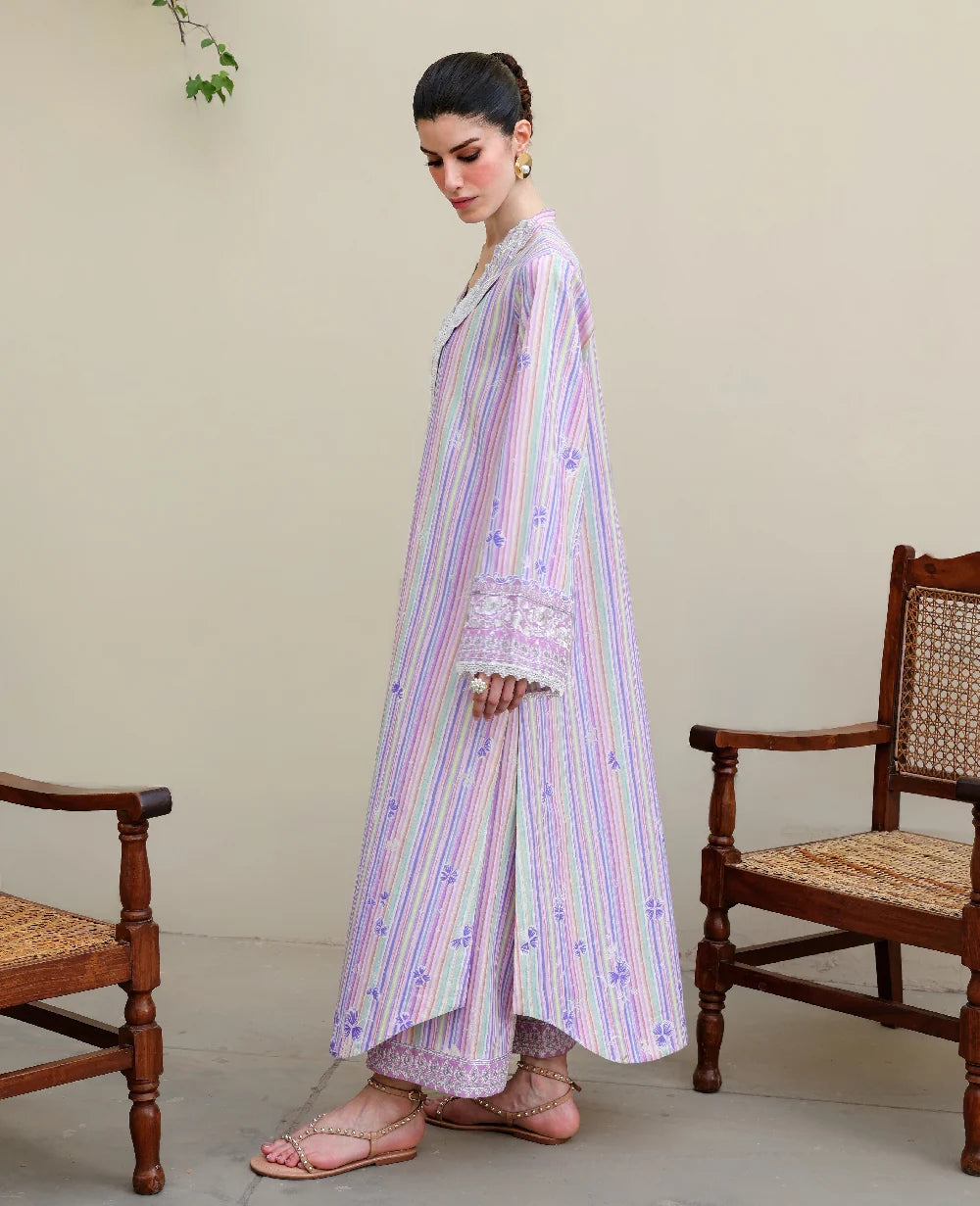 REPUBLIC NEOMA VELORA PURPLE PRINT 2PC