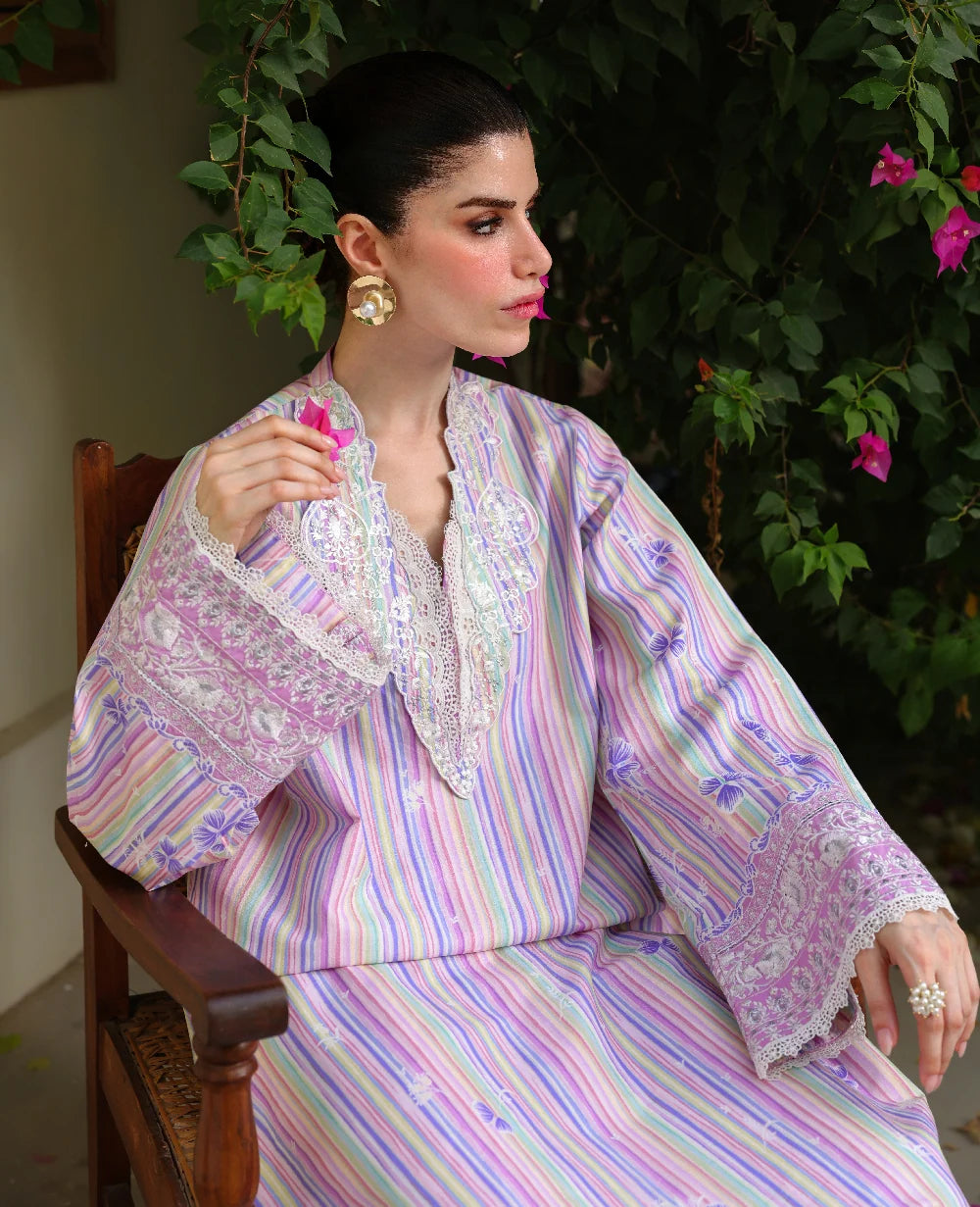 REPUBLIC NEOMA VELORA PURPLE PRINT 2PC