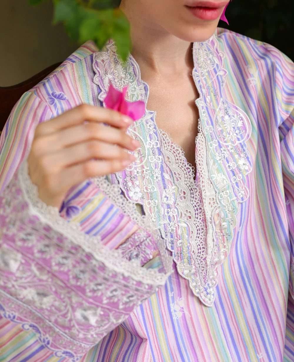 REPUBLIC NEOMA VELORA PURPLE PRINT 2PC
