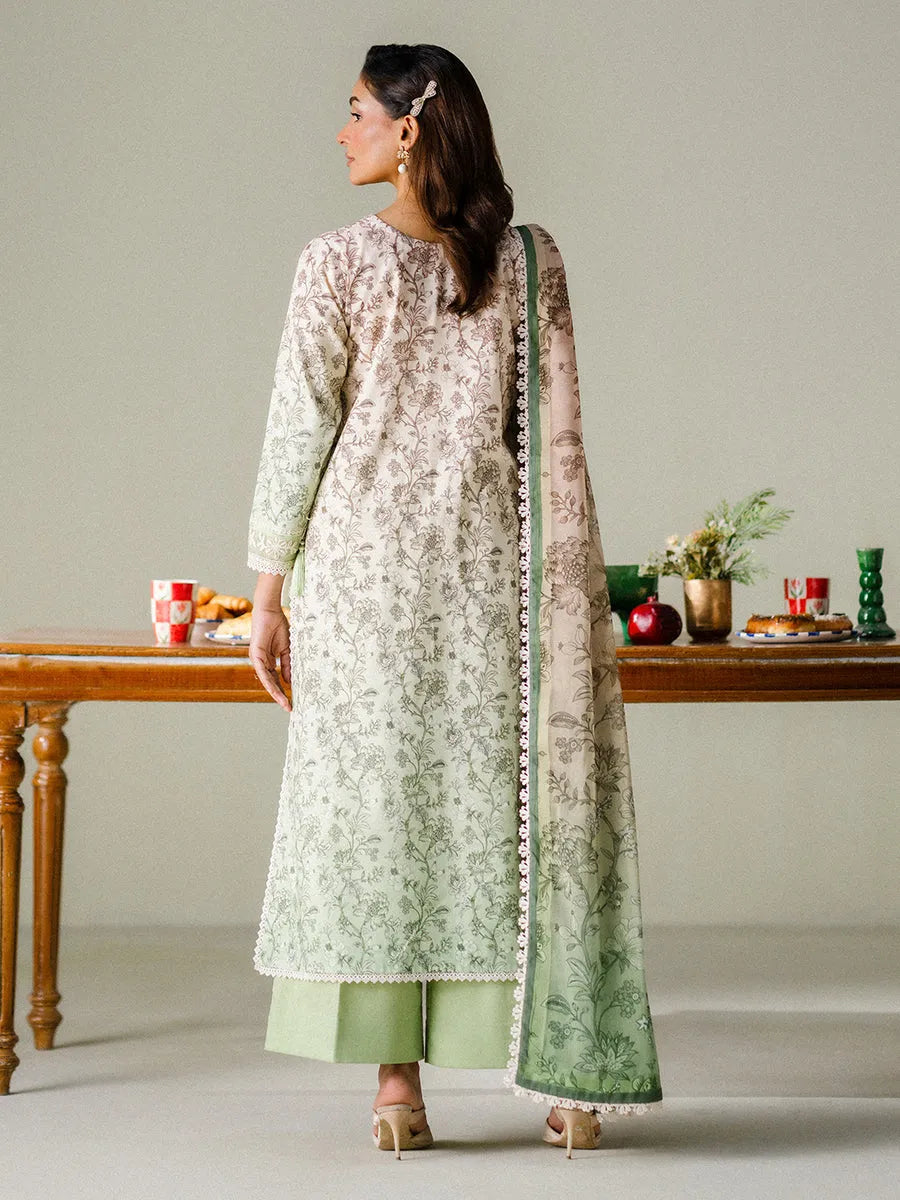 FAIZA FAISAL FNF PRINTS SAGE WHISPER