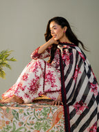 FAIZA FAISAL FNF PRINTS ROSE REVERIE