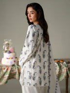 FAIZA FAISAL FNF PRINTS IVORY PETALS