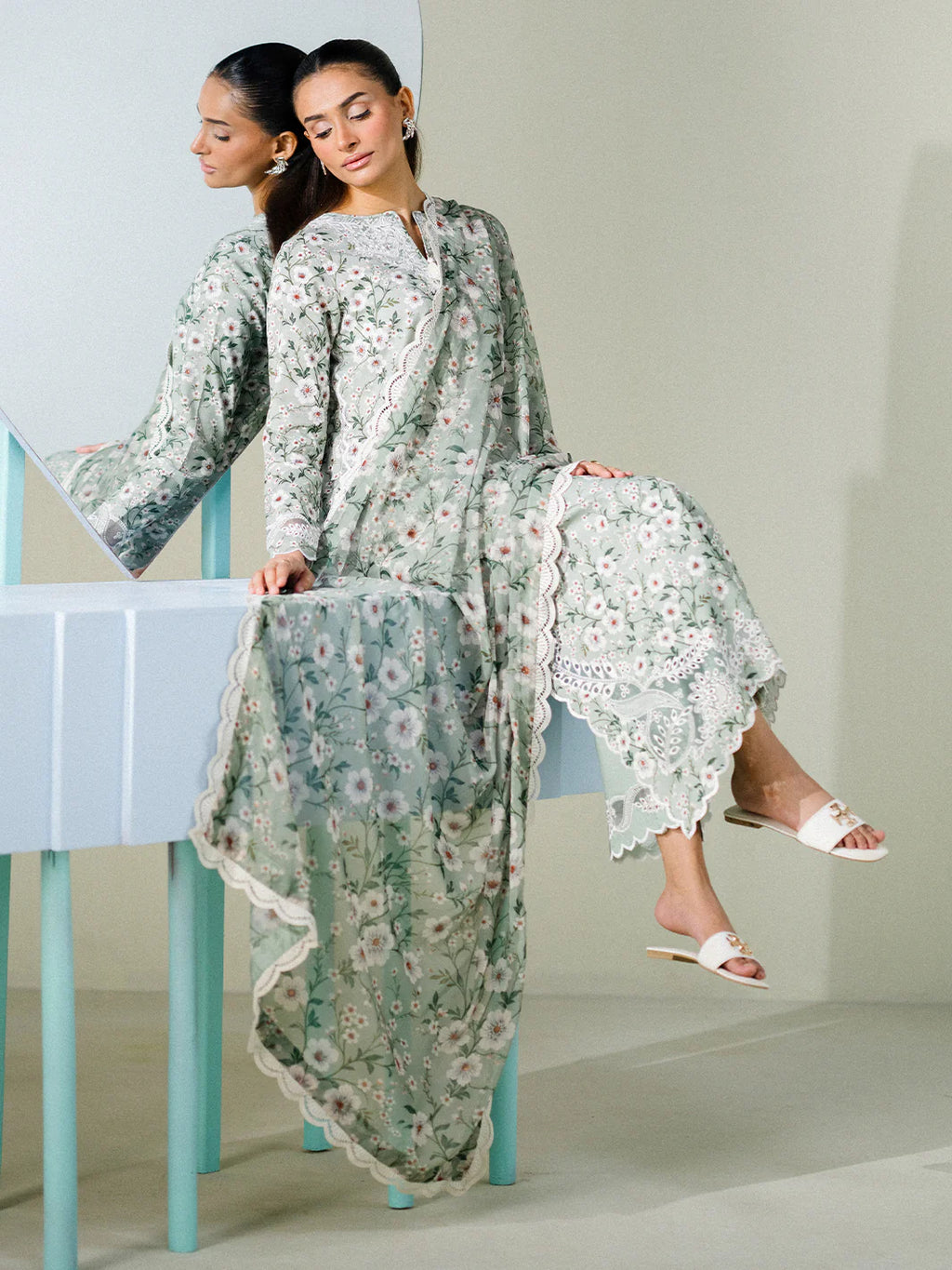 FAIZA FAISAL FNF PRINTS MINT MUSE