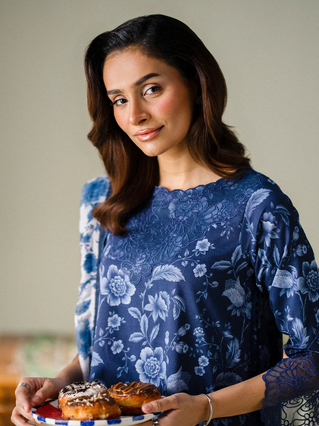 FAIZA FAISAL FNF PRINTS MIDNIGHT MEADOW