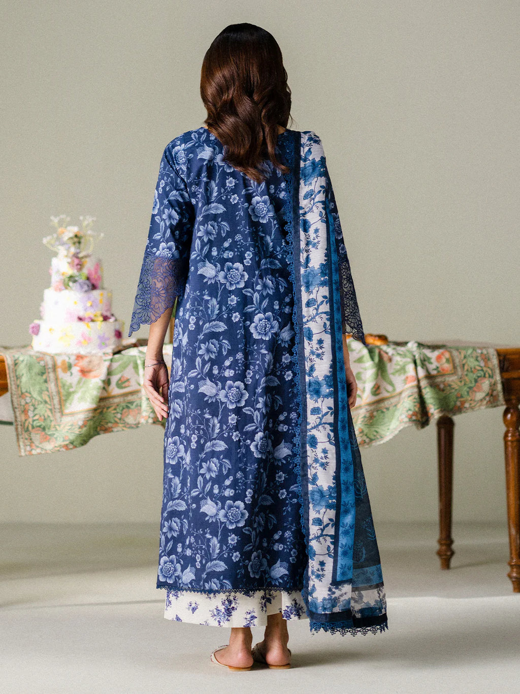 FAIZA FAISAL FNF PRINTS MIDNIGHT MEADOW