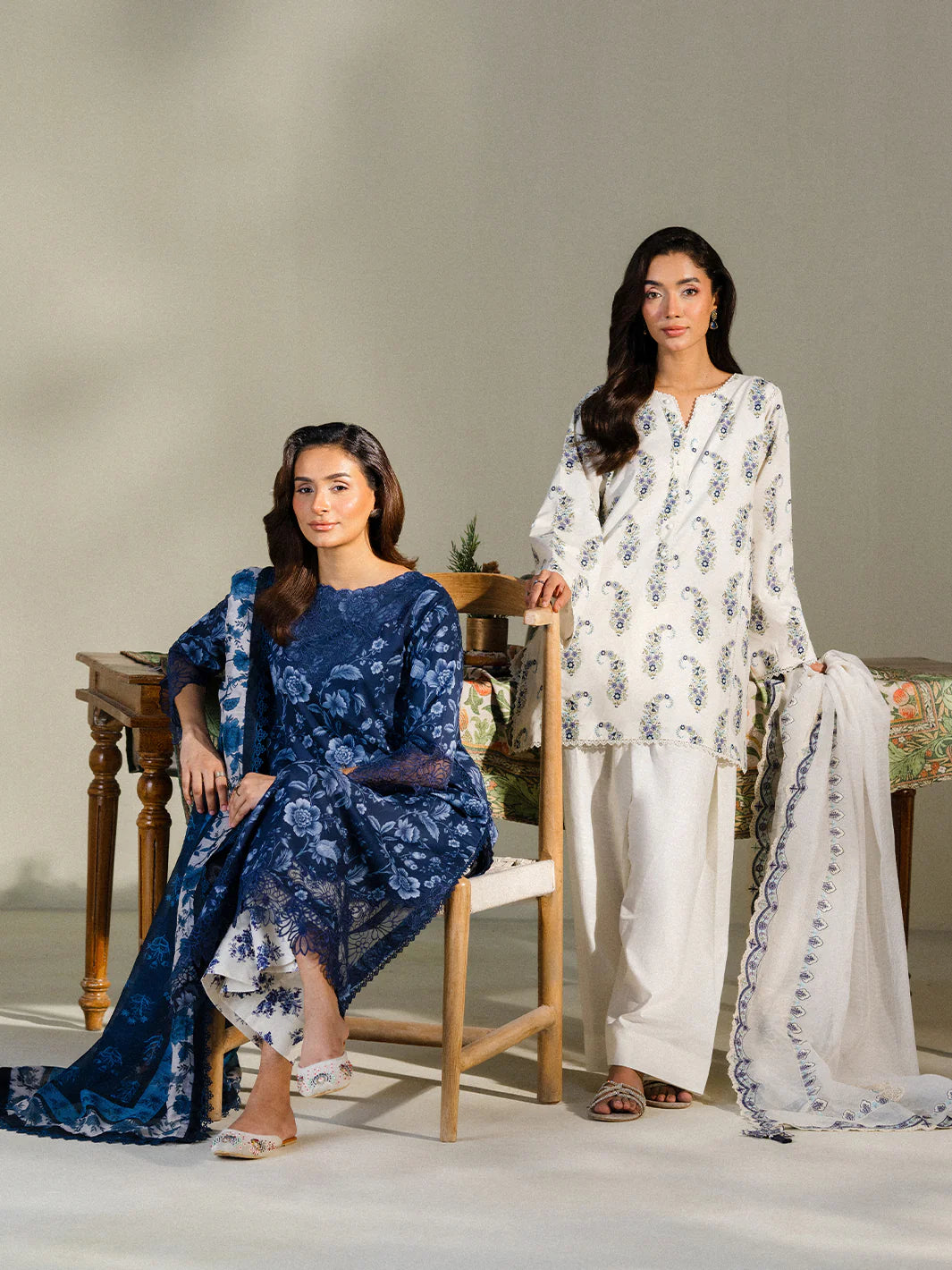 FAIZA FAISAL FNF PRINTS MIDNIGHT MEADOW